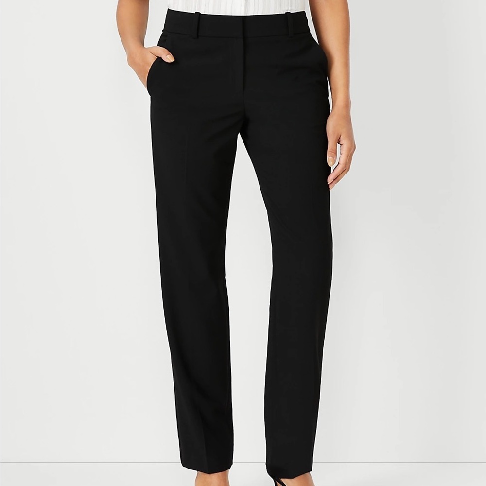 Ann Taylor Black Classic Pant Size: 10 Tall
